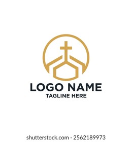 logo design,logo church ,logo template,vektor logo religion