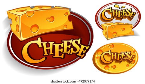 Logo designs with cheese illustration