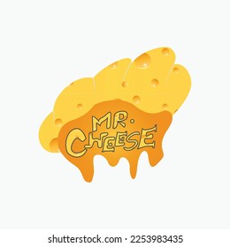 diseños de logotipos con queso, queso de fondo blanco,
