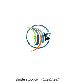 logo designs fish many simple and elegant colors