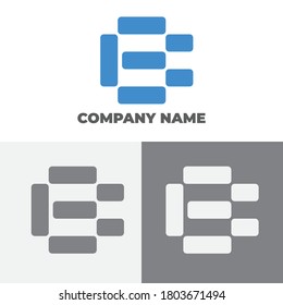 Los diseños de logotipos con letra b pueden colocarse en tarjetas de visita