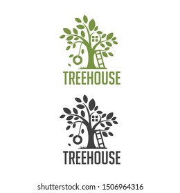 Logo Designs Tree House For Kids Vector