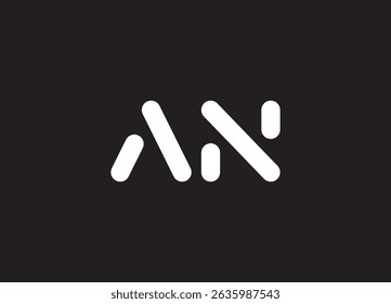 AN logo desing and monogram logo
