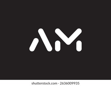 AM logo desing and monogram logo

