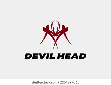 LOGO DEVIL HEAD COMPANY NAME