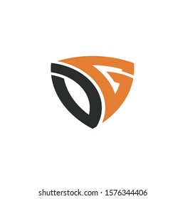 logo dg design icon simple and unique