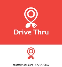 Logo for dhrive thru. icon