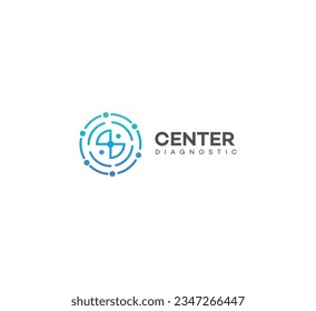 logo for diagnostic center Design Template Vector icon