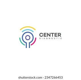 logo for diagnostic center Design Template Vector icon