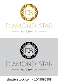Logo for diamond and art store