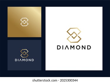 logo diamond S  logo symbol