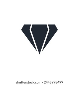 Logo diamond three with blank background