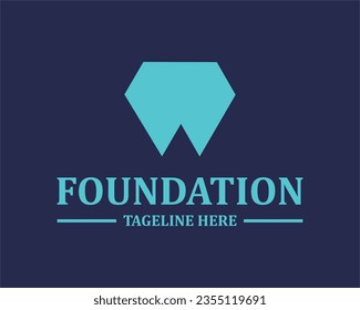 Logo diamond triangle modern illustration simply concept elegand 