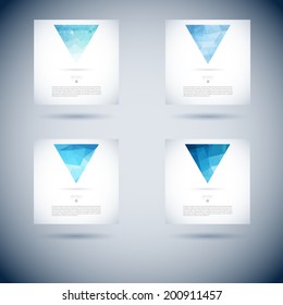 logo diamond water graphic triangle series of abstraction vector scene with three object pattern for design logo diamond water graphic triangle line community colorful abstraction background scene hea