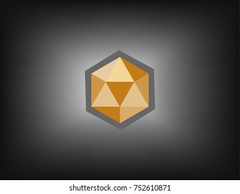Logo diamond,Colorful Geometric Vector Background.Square Tiles Vector.All pattern square 3d elements are separated Abstract linear polygonal background. Vector illustration EPS 10 .
