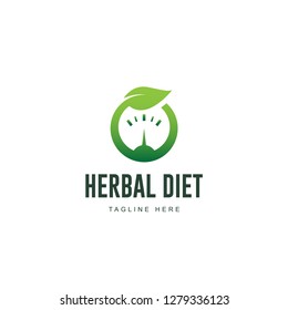 Logo for Diet with nature element