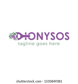 Logo Dionysos Simple Template Design