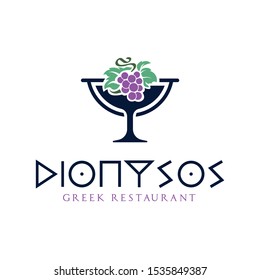 Logo Dionysos Simple Template Design