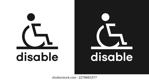 ilustración de icono de deshabilitación de logotipo