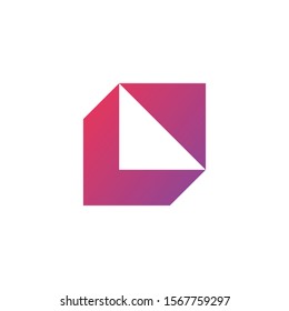 logo doc letter L vector