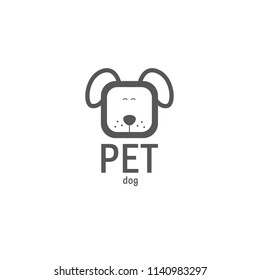 logo dog for the company. symbol. graphic element