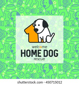 Logo Dog and Dog House