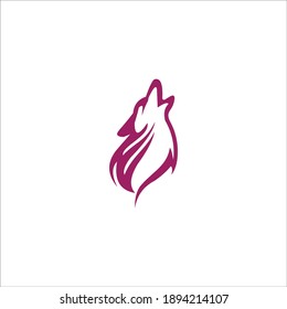 logo dog icon templet vector