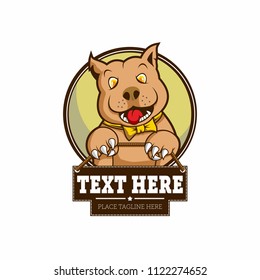 Logo Dog Pitbull