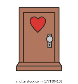 logo door wooden vector design