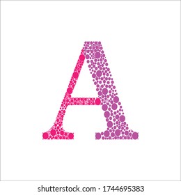 A logo with dots icon design