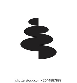 Broca de logotipo de gelo minimalista simples design exclusivo