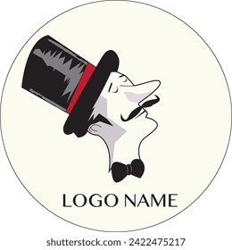the logo of a drink or food company that has the character of a father
