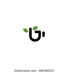 Logo de la bebida del té con una taza de hojas de té sobrecultivadas