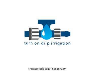 Logo for drip irrigation systems.