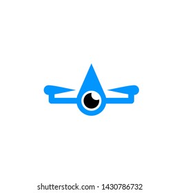 logo drone oil view vector energy