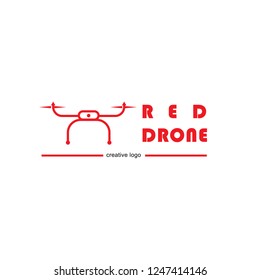 logo drone vector trendy