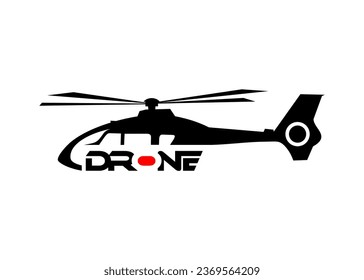 logo drone wings vector logo design