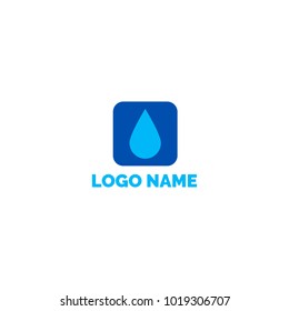 Logo drop, for water