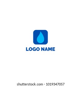 Logo drop, for water