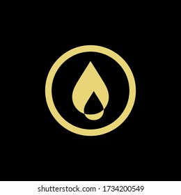 un logotipo de agua de gota