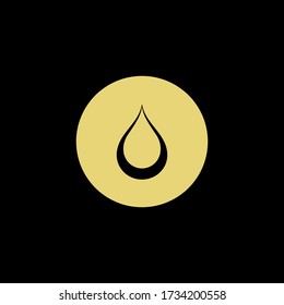 a logo of drop water