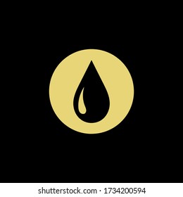 a logo of drop water