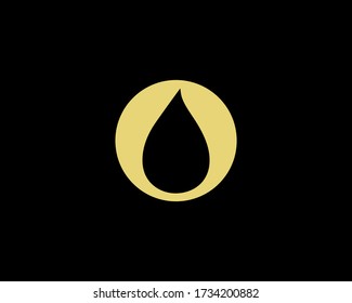 a logo of drop water