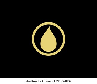 a logo of drop water