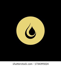 un logotipo de agua de gota