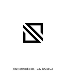 Logo ds initial ds design s elegant concept simply modern symbol