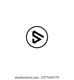 Logo ds initial ds design vektor illustration brand festival marketing