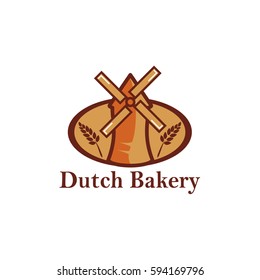 Logo of Dutch Bakery. EPS 10