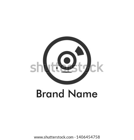 Logo of DVD player vector design