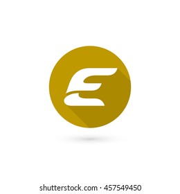 Logo E letter. Isolated on white background. Vector illustration, eps 10